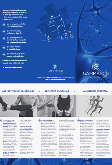 Tríptico Gamma Bcn Activación Muscular